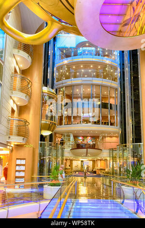 Independence of the seas cruise ship interior onboard shop shops