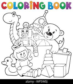 Coloring book tools theme 1 Stock Vector Image & Art - Alamy