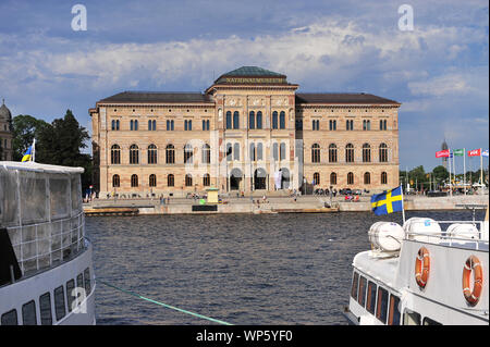 Stockholm, Sweden - June 30, 2019: View of National museum building in Stockholm on June 30, 2019. Stock Photo