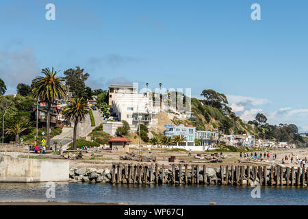 Rio Del Mar, CA Beach Stock Photo