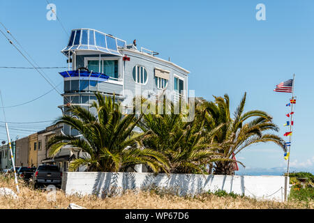 Rio Del Mar, CA Beach Homes Stock Photo