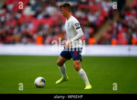 London, UK. 07th Sep, 2019. LONDON, ENGLAND. SEPTEMBER 07: Mason Mount of England during UEFA Euro 2020 Qualifier between England and Bulgaria at Wembley stadium in London, England on September 07, 2019 Credit: Action Foto Sport/Alamy Live News Stock Photo