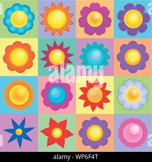 Flower topic image 2 Stock Vector