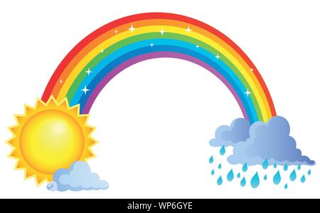 Rainbow topic image 1 Stock Vector