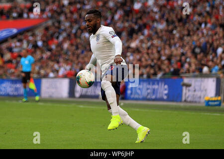 London, UK. 07th Sep, 2019. Danny Rose of England in action. UEFA Euro 2020 qualifier, group A match, England v Bulgaria at Wembley Stadium in London on Saturday 7th September 2019. Please note images are for Editorial Use Only. EDITORIAL USE ONLY. pic by Steffan Bowen/Andrew Orchard sports photography/Alamy Live news Credit: Andrew Orchard sports photography/Alamy Live News