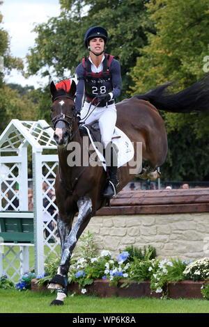 Ariel Grald - Leamore Master Plan - Burghley Horse Trials 2019 Stock Photo