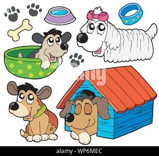 Cute dogs collection Stock Vector Image & Art - Alamy