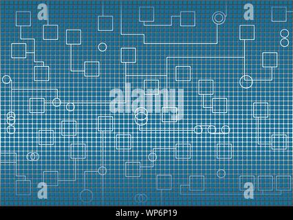 High-tech industrial background - vector eps8 Stock Vector