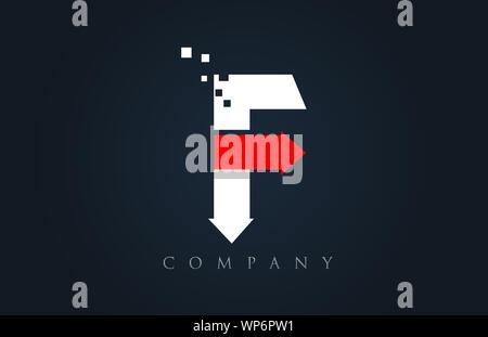P red white blue alphabet letter logo icon design suitable for a ...