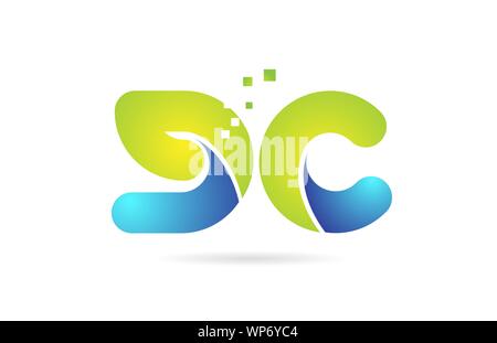 GC G C letter logo combination alphabet vector creative company icon ...