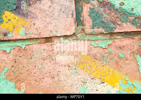 Texture of old painted wall - background Stock Photo