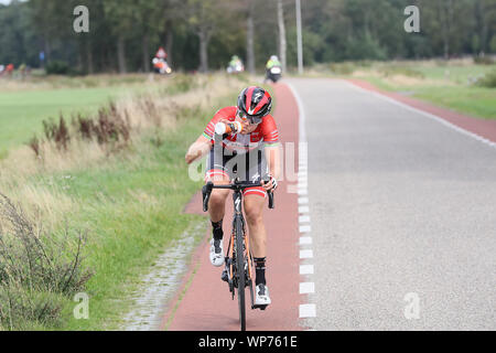 NIJVERDAL - 06-09-2019, cycling, Boels Ladies Tour, etappe 3, Amalie Dideriksen van Boels Dolans Cyclingteam Stock Photo