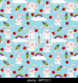 Vector set of cut pet,adorable cartoon animals background.￼ Stock Vector