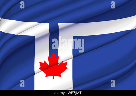 Toronto Colors Toronto Flag waving flag illustration. States, cities and Regions of ...