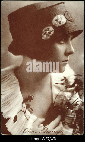 Silent Film Actress And Model Olive Thomas Publicity Portrait By Fred 