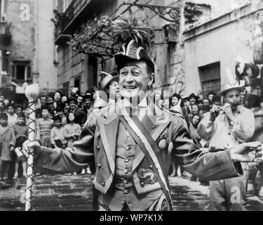 Toto, on-set of the Italian Film, 'The Gold of Naples', aka 'L'oro di Napoli',  Ponti-De Laurentiis Cinematografica, Paramount Pictures, 1954 Stock Photo