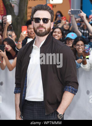 TORONTO, ONTARIO - SEPTEMBER 07: Chris Evans attends the 'Knives Out' premiere during the 2019 Toronto International Film Festival at Princess of Wales Theatre on September 07, 2019 in Toronto, Canada. Photo: imageSPACE/MediaPunch Stock Photo