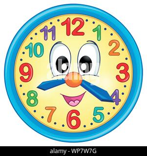 Clock theme image 5 Stock Vector