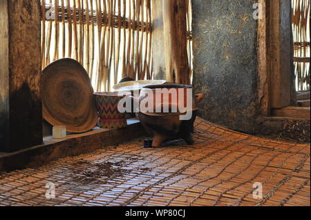 Typical musical instruments in the Ethnographical Museum Stock Photo