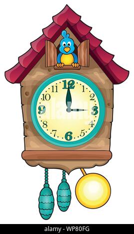 Clock theme image 1 Stock Vector