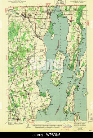 New York NY Rouses Point 129243 1943 62500 Restoration Stock Photo