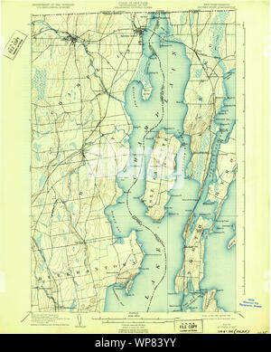 New York NY Rouses Point 148370 1907 62500 Restoration Stock Photo