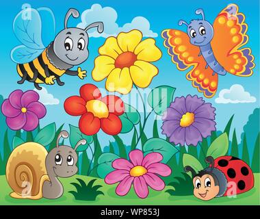 Flower topic image 5 Stock Vector