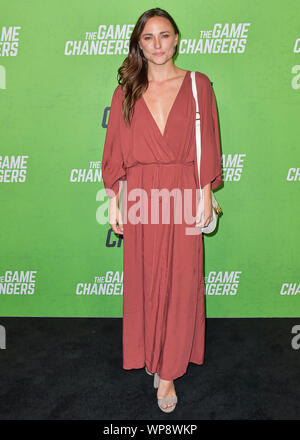 Hollywood, United States. 04th Sep, 2019. HOLLYWOOD, LOS ANGELES, CALIFORNIA, USA - SEPTEMBER 05: Briana Evigan arrives at the Los Angeles Premiere Of 'The Game Changers' held at ArcLight Cinemas Hollywood on September 5, 2019 in Hollywood, Los Angeles, California, United States. ( Credit: Image Press Agency/Alamy Live News Stock Photo