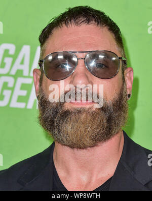 Hollywood, United States. 04th Sep, 2019. HOLLYWOOD, LOS ANGELES, CALIFORNIA, USA - SEPTEMBER 05: Austin Aries arrives at the Los Angeles Premiere Of 'The Game Changers' held at ArcLight Cinemas Hollywood on September 5, 2019 in Hollywood, Los Angeles, California, United States. ( Credit: Image Press Agency/Alamy Live News Stock Photo