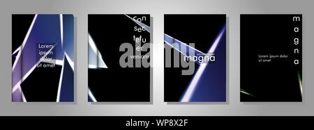 Minimal cover design. Triangular shape vector design background. Applicable for brochures, posters, covers ,banners ,etc Stock Vector