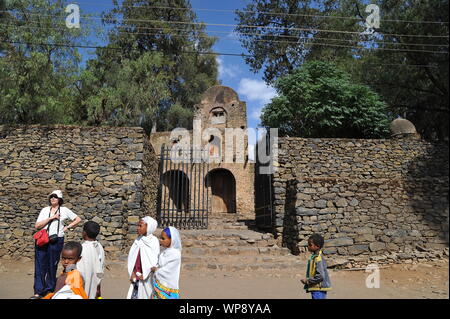 Ethiopian devotees Stock Photo