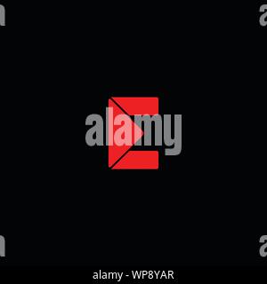 Creative Innovative Initial Letter logo EE E. Minimal luxury Monogram. Professional initial design. Premium Business typeface. Alphabet symbol. Stock Vector