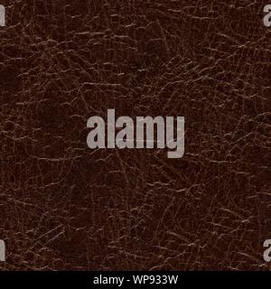 Modern leather background in ideal brown colour. Stock Photo
