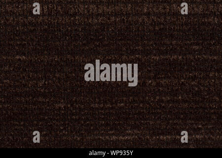 Strict textile background in awesome dark brown colour. Stock Photo