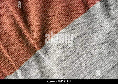 Knitted fabric texture close up. Textile background Stock Photo