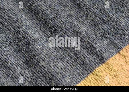 Knitted fabric texture close up. Textile background Stock Photo