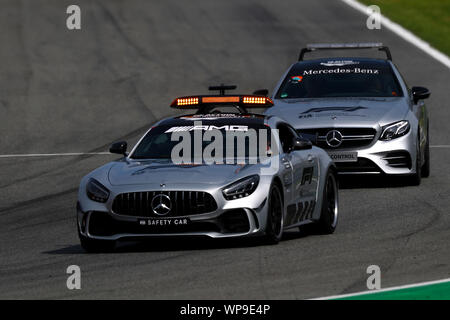 Monza, Italy. 07th Sep, 2019. Safety Cars Italian GP, Monza 5-8 September 2019 Monza 07/09/2019 GP Italia Formula 1 Championship 2019 Photo Federico Basile/Insidefoto Credit: insidefoto srl/Alamy Live News Stock Photo