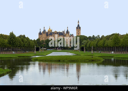 Schwerin Castle, State Capital Schwerin, Mecklenburg-Western Pomerania, Germany, Europe Stock Photo