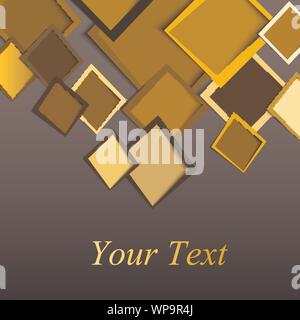 abstract Rounded rectange text boxes with colorful background design Stock Vector