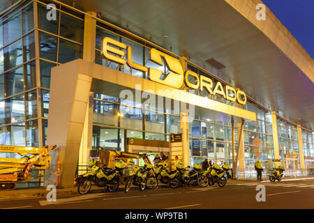 Bogota, Colombia – January 30, 2019: Terminal of Bogota airport (BOG) in Colombia. Stock Photo