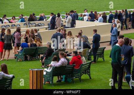 Italian Tourist Board Festival of Food and Wine, Ascot Racecourse, Ascot, Berkshire, UK. 7th September, 2019. A busy day of racing. Credit: Maureen McLean/Alamy Stock Photo