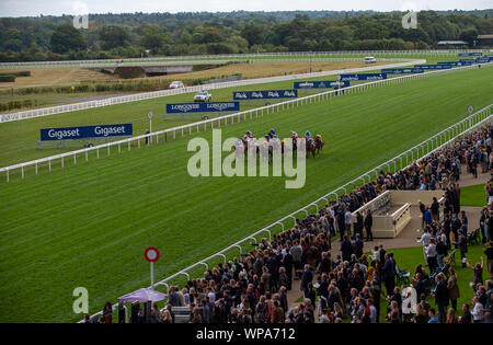 Italian Tourist Board Festival of Food and Wine, Ascot Racecourse, Ascot, Berkshire, UK. 7th September, 2019. A busy day at the racetrack. Credit: Maureen McLean/Alamy Stock Photo