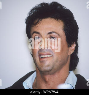 SYLVESTER STALLONE American actor visiting Sweden Stock Photo