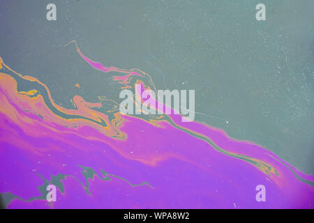 Brilliant colorful abstract in purple, yellow and gray Stock Photo