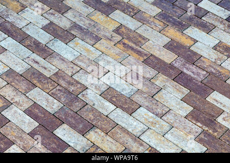 Grey paving stones as background texture close up Stock Photo