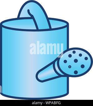 cartoon watering can,isolated,vector illustration Stock Vector