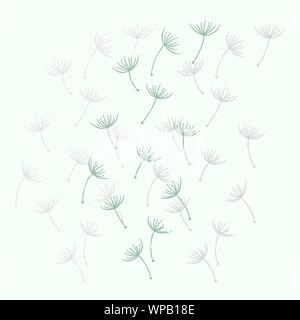 Decorative, floral abstraction made in a seamless vector. Stock Vector