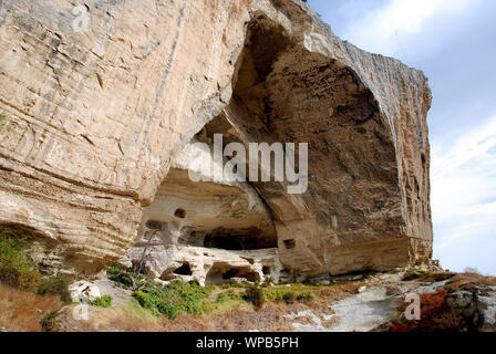 mountain caves on Criema, Ukraine/Russia Stock Photo