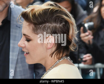 Toronto, Canada. 8th Sep 2019. Kristen Stewart attends the 'Seberg' press conference during the 2019 Toronto International Film Festival at TIFF Bell Lightbox on September 08, 2019 in Toronto, Canada. Photo: imageSPACE/MediaPunch Credit: MediaPunch Inc/Alamy Live News Stock Photo