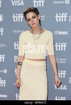 Toronto, Canada. 8th Sep 2019. Kristen Stewart attends the 'Seberg' press conference during the 2019 Toronto International Film Festival at TIFF Bell Lightbox on September 08, 2019 in Toronto, Canada. Photo: imageSPACE/MediaPunch Credit: MediaPunch Inc/Alamy Live News Stock Photo